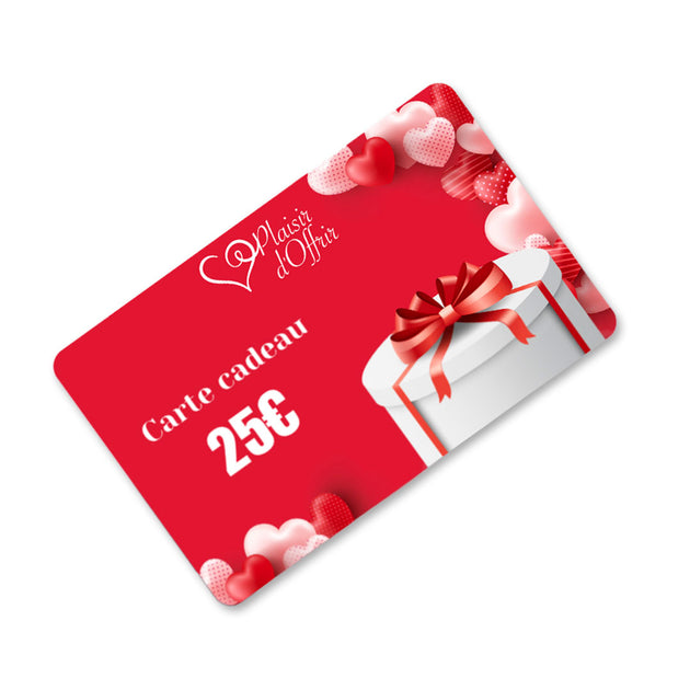 Carte Cadeau - Plaisir d'offrir