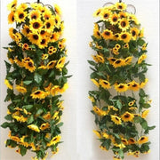 Guirlande de Tournesols Jaune Artificielles realiste