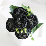 Roses artificielles noires