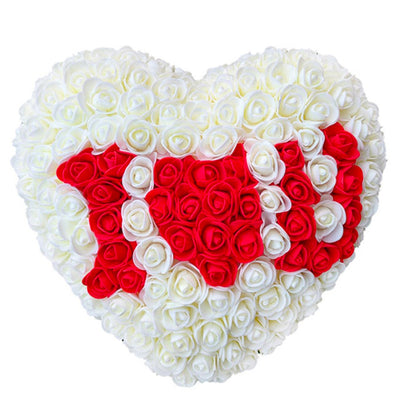 Cœur en Roses Eternelles | Cadeau Saint-Valentin