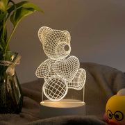 Lampe  LED 3D "Amour" à Offrir