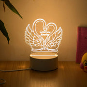 Lampe  LED 3D "Amour" à Offrir