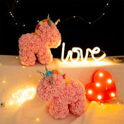 Licorne en Roses Eternelles