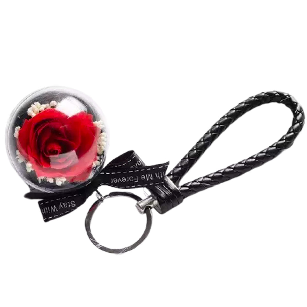 Porte clés copine géniale cadeau d'amitié rose et blanc fleur - Un grand  marché