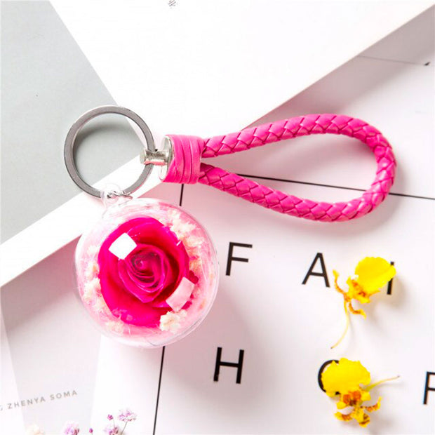 Porte-clés personnalisé rose - idée cadeau femme - porte clé inscription  j'peux pas j'ai rosé